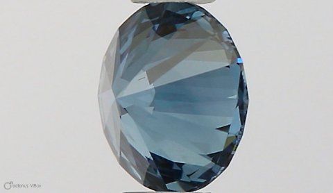 Lab-Grown ROUND Diamond - 0.4 Carat, Fancy Vivid Blue Color, VS1 Clarity | Sustainable Luxury, Dazzling Brilliance | IGI | Certified LG581330968