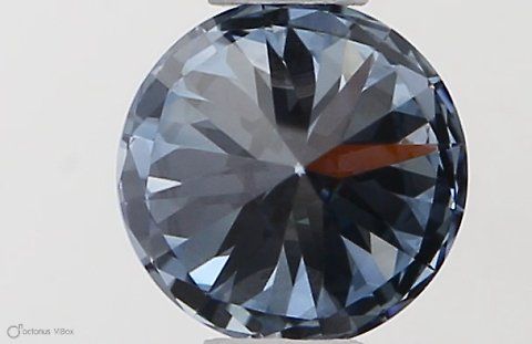 Lab-Grown ROUND Diamond - 0.43 Carat, Fancy Vivid Blue Color, VVS1 Clarity | Sustainable Luxury, Dazzling Brilliance | IGI | Certified LG564379543