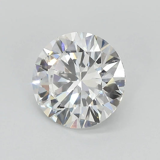 Lab-Grown Round Diamond - 3.52 Carats, F Color, VVS2 Clarity - Sustainable Luxury and Dazzling Brilliance-IGI·Certified