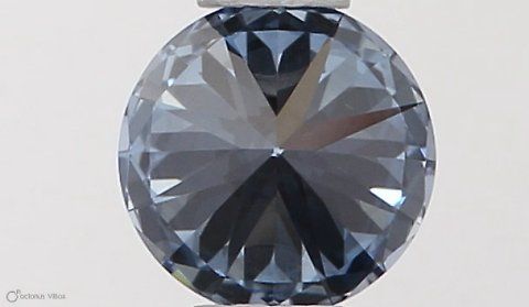 Lab-Grown ROUND Diamond - 0.32 Carat, Fancy Intense Blue Color, VS2 Clarity | Sustainable Luxury, Dazzling Brilliance | IGI | Certified LG546230019