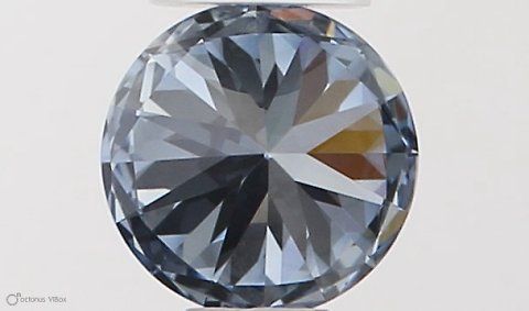 Lab-Grown ROUND Diamond - 0.31 Carat, Fancy Vivid Blue Color, VVS1 Clarity | Sustainable Luxury, Dazzling Brilliance | IGI | Certified LG564379293