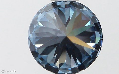 Lab-Grown ROUND Diamond - 0.71 Carat, Fancy Vivid Blue Color, VS2 Clarity | Sustainable Luxury, Dazzling Brilliance | IGI | Certified LG564379452