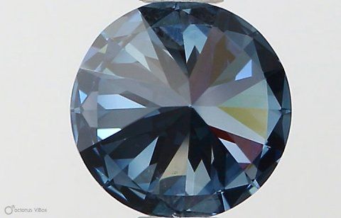 Lab-Grown ROUND Diamond - 0.65 Carat, Fancy Deep Blue Color, VS1 Clarity | Sustainable Luxury, Dazzling Brilliance | IGI | Certified LG538290423