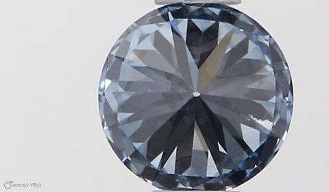 Lab-Grown ROUND Diamond - 0.41 Carat, Fancy Intense Blue Color, VVS2 Clarity | Sustainable Luxury, Dazzling Brilliance | IGI | Certified LG553257467