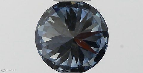 Lab-Grown ROUND Diamond - 0.36 Carat, Fancy Vivid Blue Color, VVS1 Clarity | Sustainable Luxury, Dazzling Brilliance | IGI | Certified LG538290481