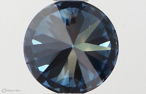 Lab-Grown ROUND Diamond - 0.64 Carat, Fancy Vivid Blue Color, VS1 Clarity | Sustainable Luxury, Dazzling Brilliance | IGI | Certified LG564379368