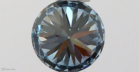 Lab-Grown ROUND Diamond - 0.3 Carat, Fancy Vivid Blue Color, VS1 Clarity | Sustainable Luxury, Dazzling Brilliance | IGI | Certified LG581330949