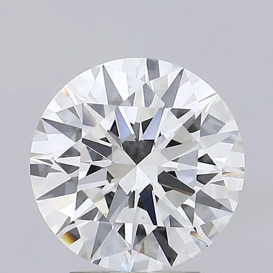 Lab-Grown Round Diamond - 2.54 Carats, F Color, VVS2 Clarity - Sustainable Luxury and Dazzling Brilliance-IGI·Certified