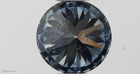 Lab-Grown ROUND Diamond - 0.45 Carat, Fancy Vivid Blue Color, SI2 Clarity | Sustainable Luxury, Dazzling Brilliance | IGI | Certified LG553257395