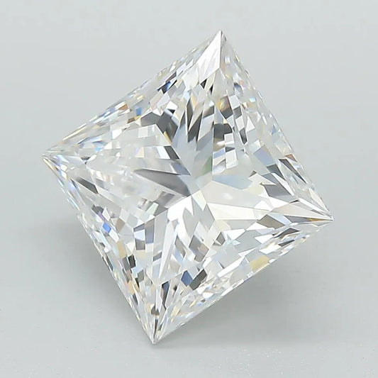 Lab-Grown Princess Diamond - 4.06 Carats, D Color, VVS2 Clarity - Sustainable Luxury and Dazzling Brilliance-GIA·Certified