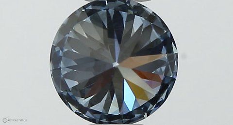 Lab-Grown ROUND Diamond - 0.38 Carat, Fancy Intense Blue Color, VVS2 Clarity | Sustainable Luxury, Dazzling Brilliance | IGI | Certified LG564379137