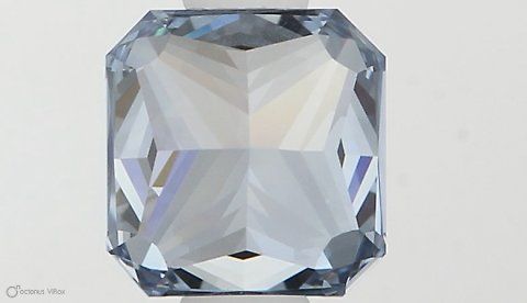 Lab-Grown SQUARE RADIANT Diamond - 0.71 Carat, FANCY Blue Color, VS1 Clarity | Sustainable Luxury, Dazzling Brilliance | IGI | Certified LG581331025