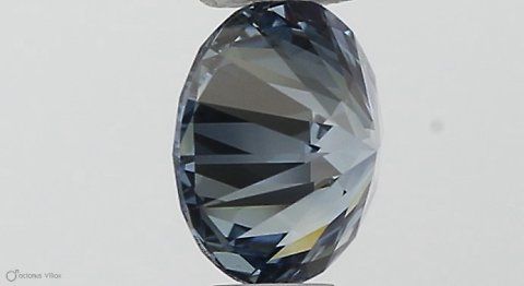 Lab-Grown ROUND Diamond - 0.37 Carat, Fancy Vivid Blue Color, VVS2 Clarity | Sustainable Luxury, Dazzling Brilliance | IGI | Certified LG564379160