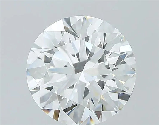 Lab-Grown Round Diamond - 3.08 Carats, F Color, VS1 Clarity - Sustainable Luxury and Dazzling Brilliance-IGI·Certified