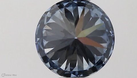 Lab-Grown ROUND Diamond - 0.61 Carat, Fancy Vivid Blue Color, VVS1 Clarity | Sustainable Luxury, Dazzling Brilliance | IGI | Certified LG581331171