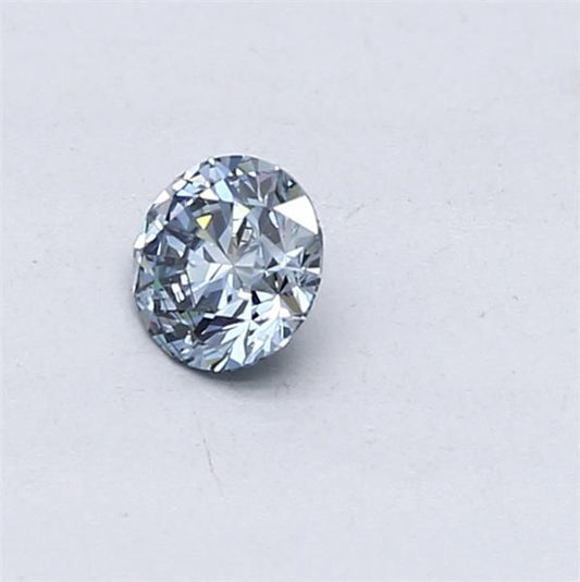 Lab-Grown ROUND Diamond - 0.3 Carat, Fancy Intense Blue Color, SI2 Clarity | Sustainable Luxury, Dazzling Brilliance | IGI | Certified LG546229914