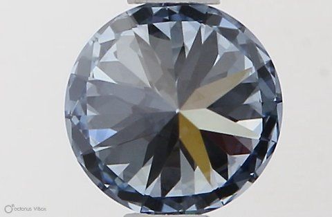 Lab-Grown ROUND Diamond - 0.51 Carat, Fancy Vivid Blue Color, VVS2 Clarity | Sustainable Luxury, Dazzling Brilliance | IGI | Certified LG581331124