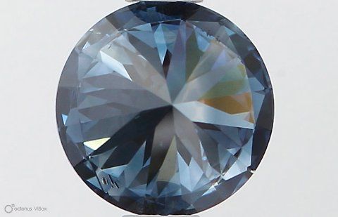 Lab-Grown ROUND Diamond - 0.71 Carat, Fancy Vivid Blue Color, VS2 Clarity | Sustainable Luxury, Dazzling Brilliance | IGI | Certified LG564379383