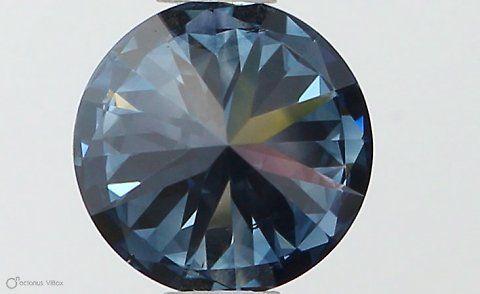 Lab-Grown ROUND Diamond - 0.6 Carat, Fancy Vivid Blue Color, VS2 Clarity | Sustainable Luxury, Dazzling Brilliance | IGI | Certified LG564379336