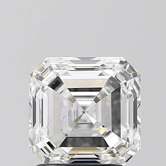 Lab-Grown Asscher Diamond - 2 Carats, E Color, VS2 Clarity - Sustainable Luxury and Dazzling Brilliance-IGI·Certified