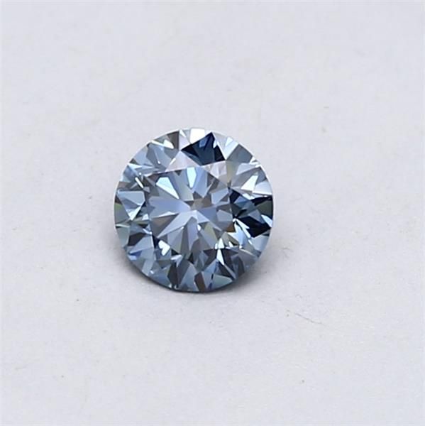 Lab-Grown ROUND Diamond - 0.3 Carat, Fancy Vivid Blue Color, VS1 Clarity | Sustainable Luxury, Dazzling Brilliance | IGI | Certified LG538290499