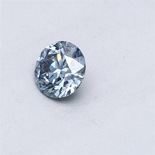 Lab-Grown ROUND Diamond - 0.3 Carat, Fancy Vivid Blue Color, VS1 Clarity | Sustainable Luxury, Dazzling Brilliance | IGI | Certified LG538290504