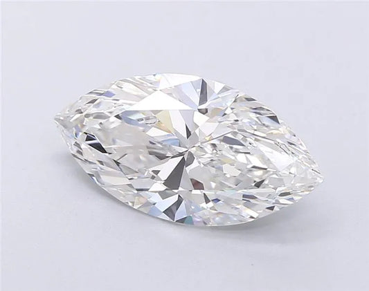 Lab-Grown Marquise Diamond - 3.08 Carats, F Color, VVS2 Clarity - Sustainable Luxury and Dazzling Brilliance-IGI·Certified