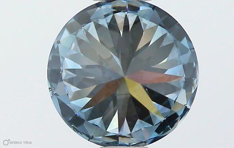 Lab-Grown ROUND Diamond - 0.92 Carat, Fancy Intense Blue Color, SI1 Clarity | Sustainable Luxury, Dazzling Brilliance | IGI | Certified LG564379340