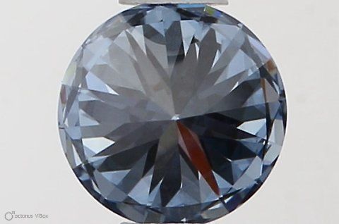 Lab-Grown ROUND Diamond - 0.35 Carat, Fancy Vivid Blue Color, VS1 Clarity | Sustainable Luxury, Dazzling Brilliance | IGI | Certified LG581331115