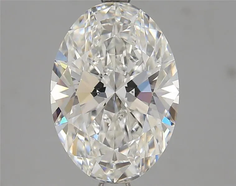 Lab-Grown Oval Diamond - 3.52 Carats, F Color, VVS2 Clarity - Sustainable Luxury and Dazzling Brilliance-IGI·Certified