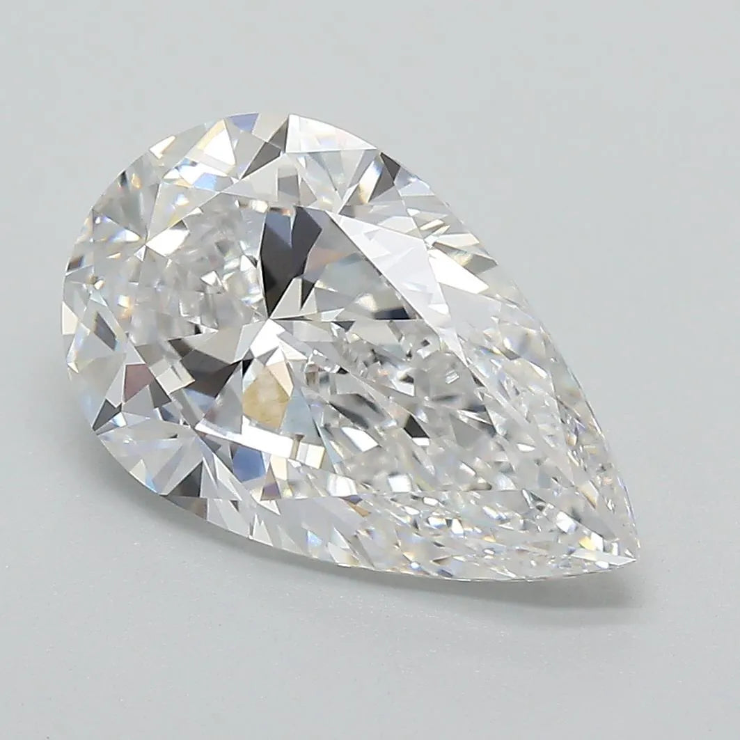 Lab-Grown Pear Diamond - 3.51 Carats, D Color, VVS2 Clarity - Sustainable Luxury and Dazzling Brilliance-GIA·Certified