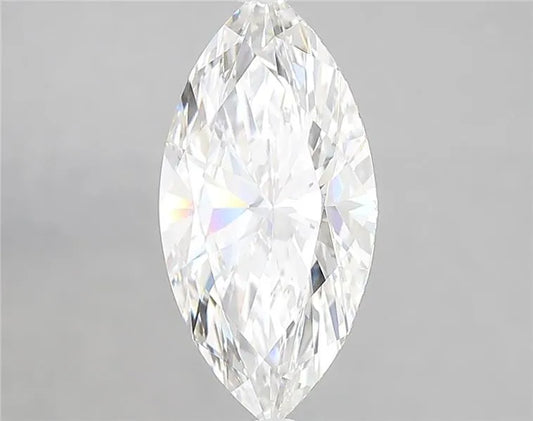 Lab-Grown Marquise Diamond - 2.58 Carats, E Color, VVS2 Clarity - Sustainable Luxury and Dazzling Brilliance-IGI·Certified