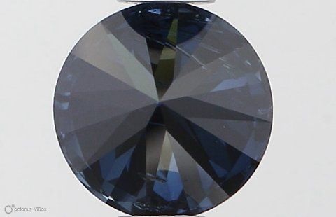 Lab-Grown ROUND Diamond - 0.5 Carat, Fancy Deep Blue Color, SI2 Clarity | Sustainable Luxury, Dazzling Brilliance | IGI | Certified LG538290501