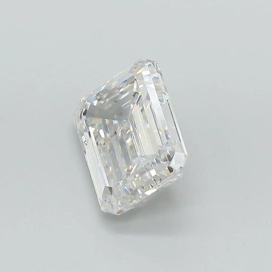 Lab-Grown Emerald Diamond - 3.46 Carats, F Color, VS2 Clarity - Sustainable Luxury and Dazzling Brilliance-IGI·Certified