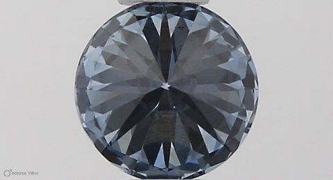 Lab-Grown ROUND Diamond - 0.3 Carat, Fancy Vivid Blue Color, VS2 Clarity | Sustainable Luxury, Dazzling Brilliance | IGI | Certified LG581331183