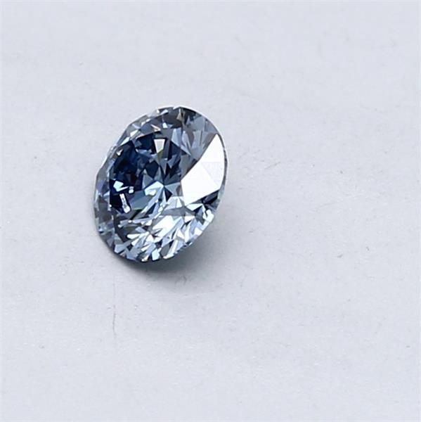 Lab-Grown ROUND Diamond - 0.3 Carat, Fancy Vivid Blue Color, VS2 Clarity | Sustainable Luxury, Dazzling Brilliance | IGI | Certified LG546229912