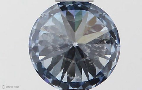 Lab-Grown ROUND Diamond - 0.5 Carat, Fancy Intense Blue Color, VVS2 Clarity | Sustainable Luxury, Dazzling Brilliance | IGI | Certified LG553257562