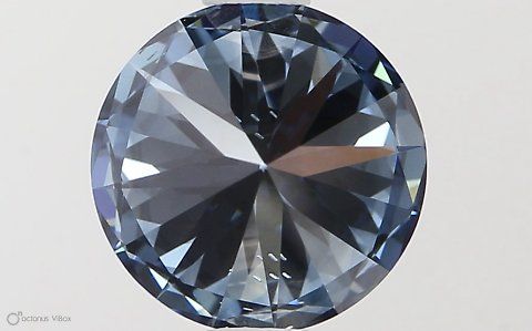 Lab-Grown ROUND Diamond - 1.17 Carat, Fancy Vivid Blue Color, VS2 Clarity | Sustainable Luxury, Dazzling Brilliance | IGI | Certified LG581331355