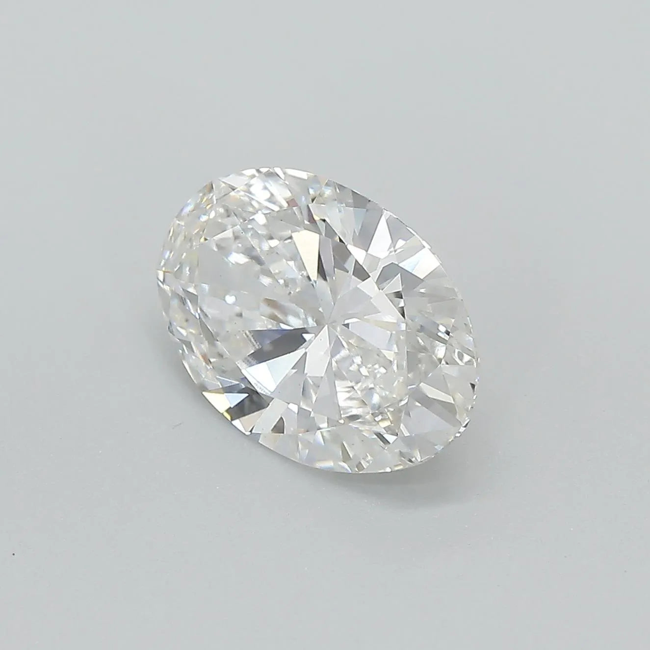 Lab-Grown Oval Diamond - 2.46 Carats, F Color, VS1 Clarity - Sustainable Luxury and Dazzling Brilliance-IGI·Certified