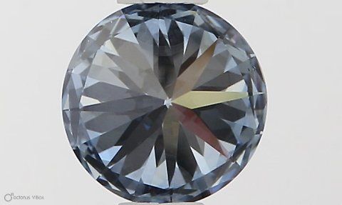 Lab-Grown ROUND Diamond - 0.5 Carat, Fancy Vivid Blue Color, VS1 Clarity | Sustainable Luxury, Dazzling Brilliance | IGI | Certified LG581331228