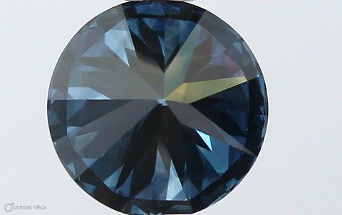 Lab-Grown ROUND Diamond - 1 Carat, Fancy Vivid Blue Color, VS2 Clarity | Sustainable Luxury, Dazzling Brilliance | IGI | Certified LG564379390