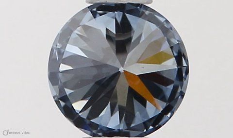 Lab-Grown ROUND Diamond - 0.33 Carat, Fancy Intense Blue Color, VS2 Clarity | Sustainable Luxury, Dazzling Brilliance | IGI | Certified LG538290503