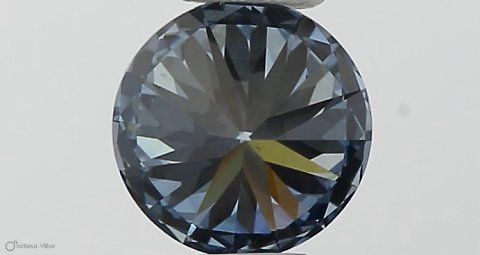 Lab-Grown ROUND Diamond - 0.35 Carat, Fancy Vivid Blue Color, VS1 Clarity | Sustainable Luxury, Dazzling Brilliance | IGI | Certified LG564379219