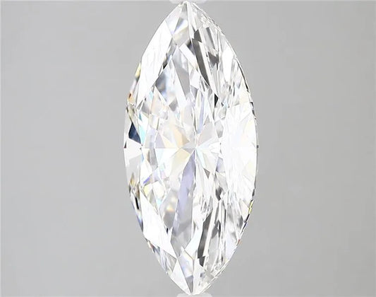 Lab-Grown Marquise Diamond - 3.01 Carats, D Color, VVS2 Clarity - Sustainable Luxury and Dazzling Brilliance-IGI·Certified