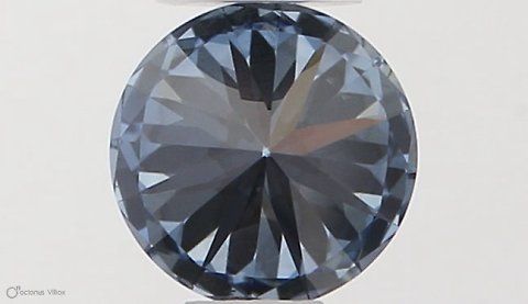 Lab-Grown ROUND Diamond - 0.36 Carat, Fancy Vivid Blue Color, VS2 Clarity | Sustainable Luxury, Dazzling Brilliance | IGI | Certified LG538290454