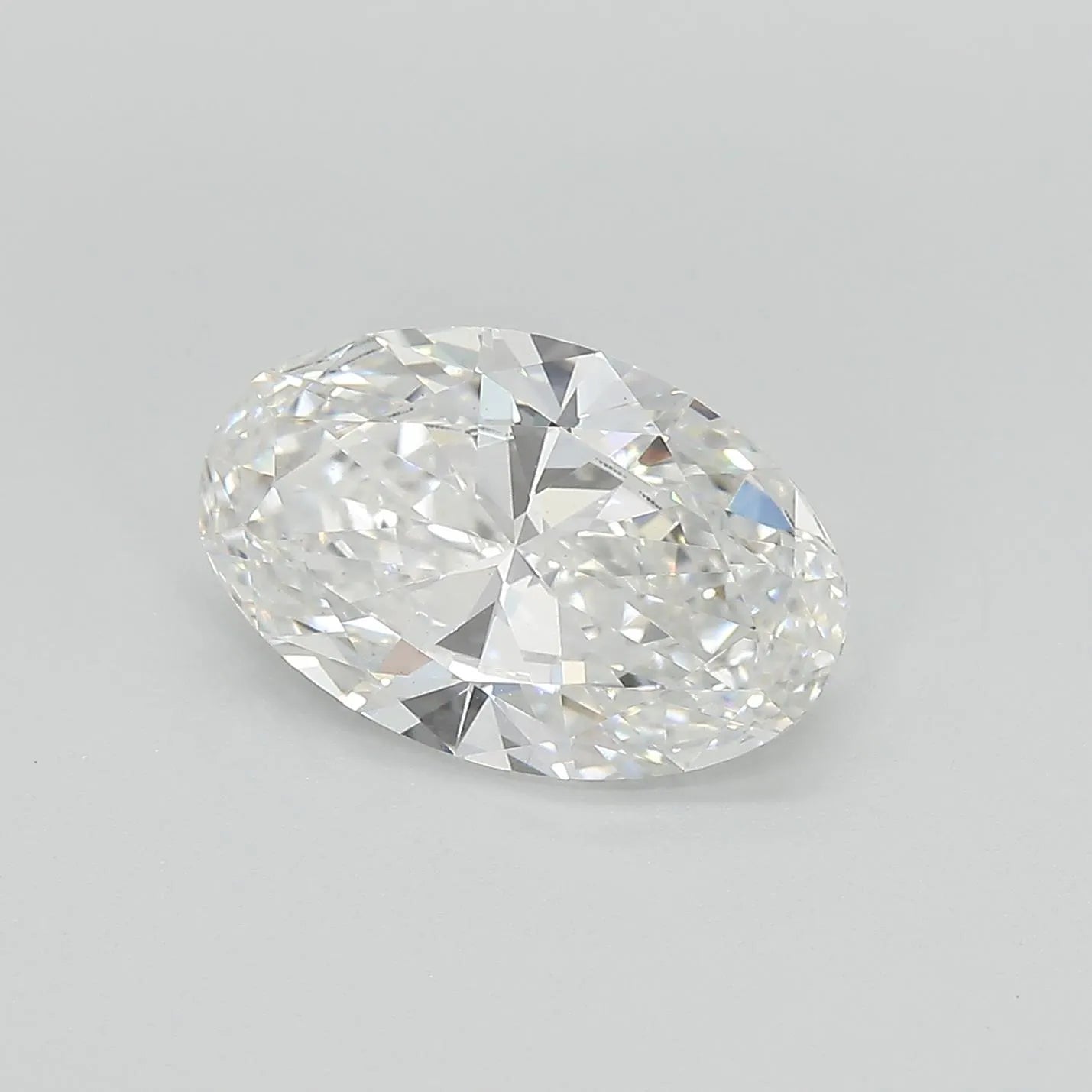 Lab-Grown Elongated Oval Diamond - 3.01 Carats, F Color, VS2 Clarity - Sustainable Luxury and Dazzling Brilliance-IGI·Certified