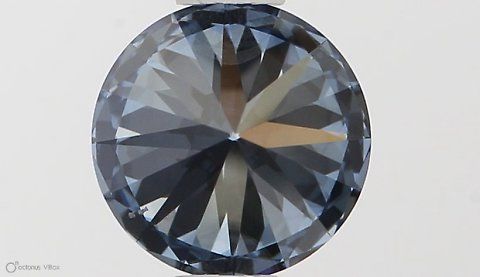 Lab-Grown ROUND Diamond - 0.72 Carat, Fancy Vivid Blue Color, IF Clarity | Sustainable Luxury, Dazzling Brilliance | IGI | Certified LG581331215