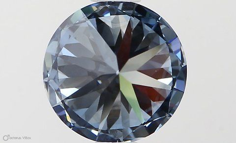 Lab-Grown ROUND Diamond - 1.01 Carat, Fancy Vivid Blue Color, VVS1 Clarity | Sustainable Luxury, Dazzling Brilliance | IGI | Certified LG581331333