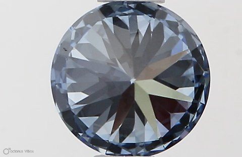 Lab-Grown ROUND Diamond - 0.5 Carat, Fancy Vivid Blue Color, VS2 Clarity | Sustainable Luxury, Dazzling Brilliance | IGI | Certified LG581331119