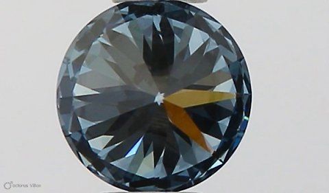 Lab-Grown ROUND Diamond - 0.3 Carat, Fancy Vivid Blue Color, VVS1 Clarity | Sustainable Luxury, Dazzling Brilliance | IGI | Certified LG564379579